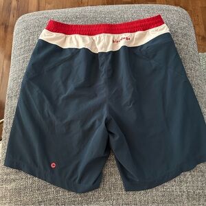 Birddogs boom xl long Blue and Red Board Shorts Quick-Drying Swimwear